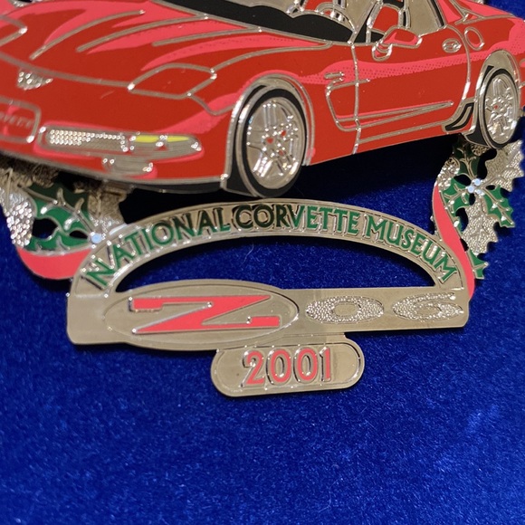 NIB 2001 national corvette museum metal 3D ornament GM license product Z06 model - Picture 4 of 6